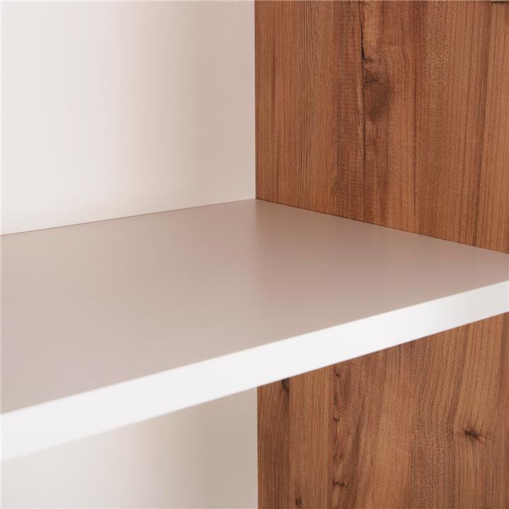 KITCHEN FURNITURE/CABINET RAD HM18196.04 MELAMINE IN NATURAL COLOR-WHITE 55,5x32x165Hcm.