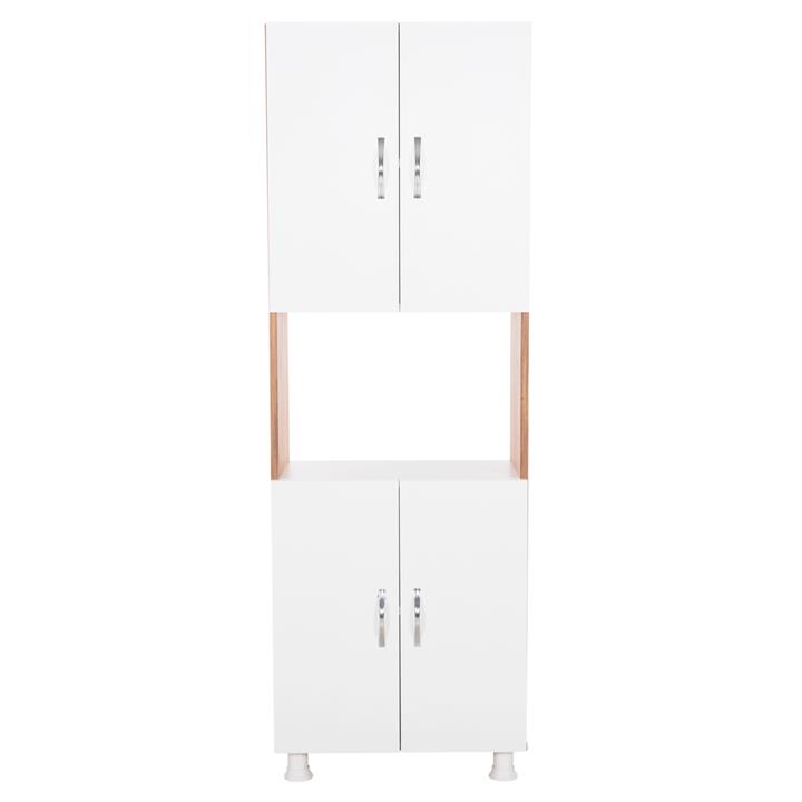 KITCHEN FURNITURE/CABINET RAD HM18196.04 MELAMINE IN NATURAL COLOR-WHITE 55,5x32x165Hcm.