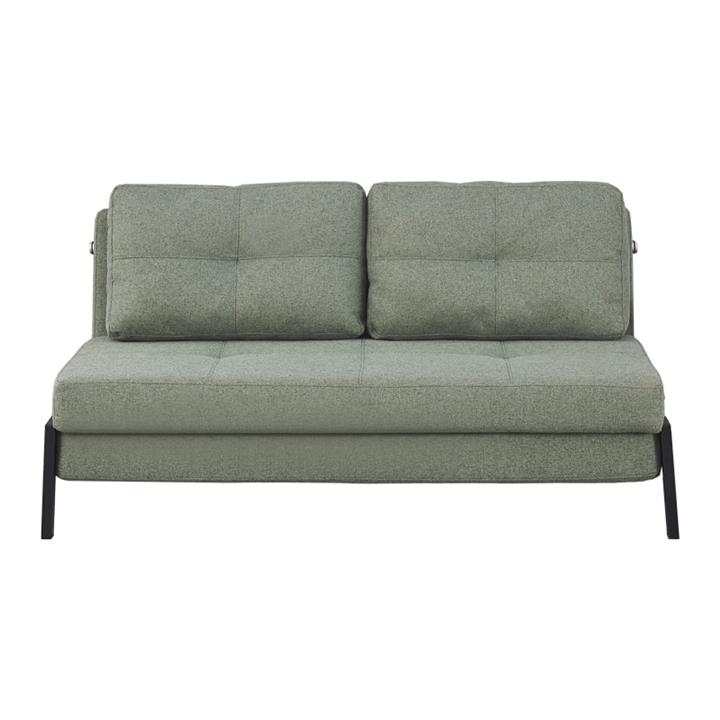Sofa-bed Hafrene pakoworld light green fabric 151x94x71cm