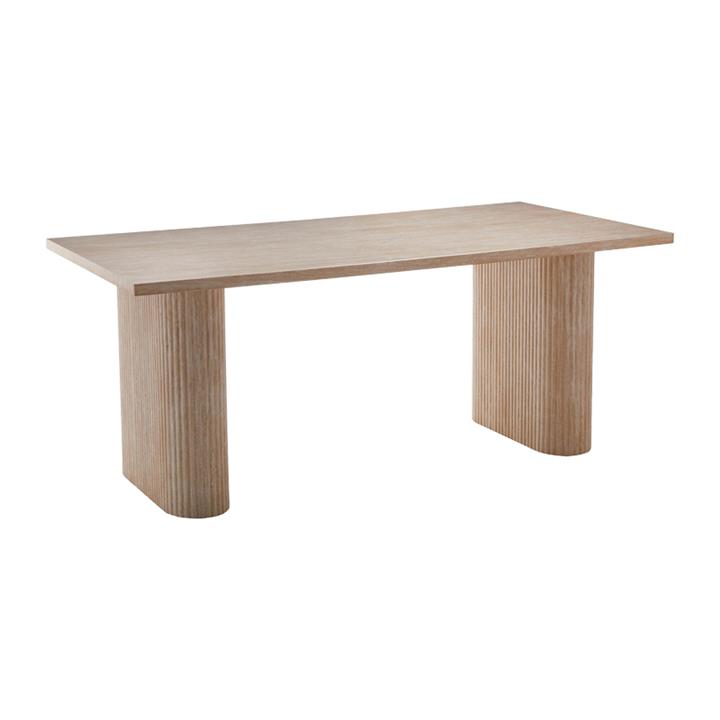 Table Loozir pakoworld mdf in natural color 180x90x75cm