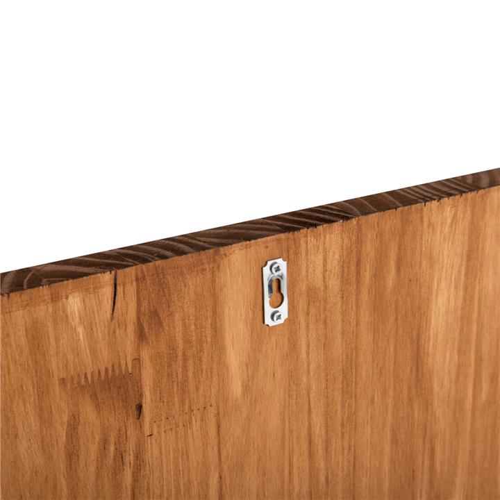 WALL DECORATION ILLUSION HM4654 METAL-WOOD 125.5x3(thickness)x79Hcm.