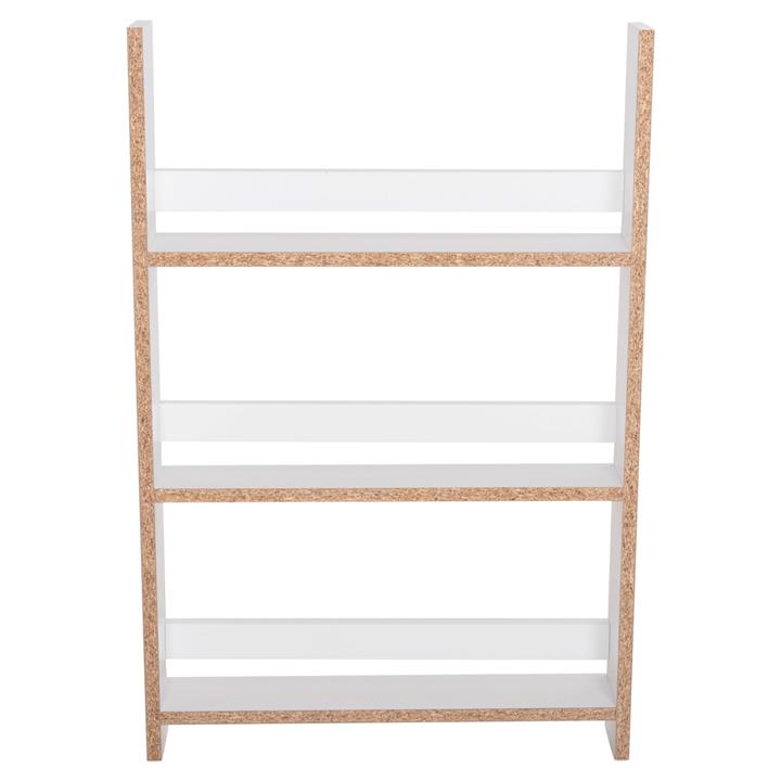 WALL SHELVES SANI HM18223.01 MELAMINE IN WHITE 60x10x90Hcm. (3 SHELVES)