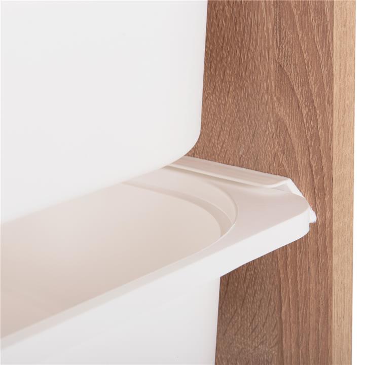 CHEST OF DRAWERS SANI HM18204.03 MELAMINE IN SONAMA-16 WHITE P.E. DRAWERS 69x30x131,5Hcm