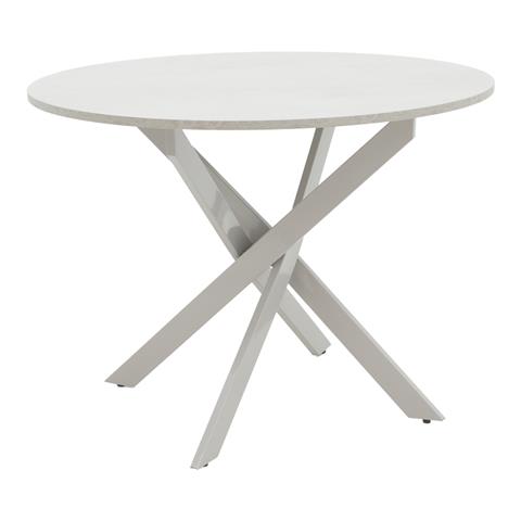 Table Dammero pakoworld grey metal D100x75cm