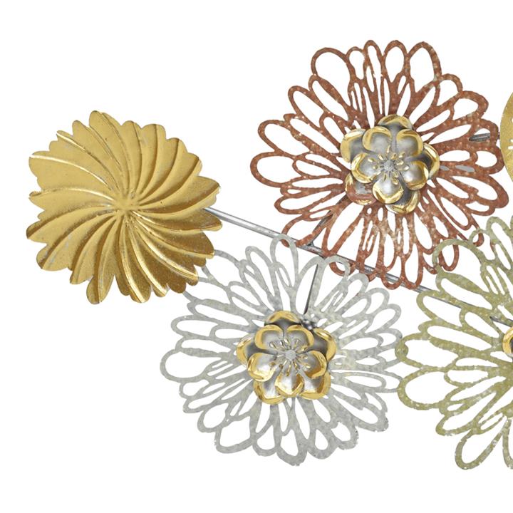 Wall decoration Tutsi Inart metal colorful 102.9x5.1x43.2cm