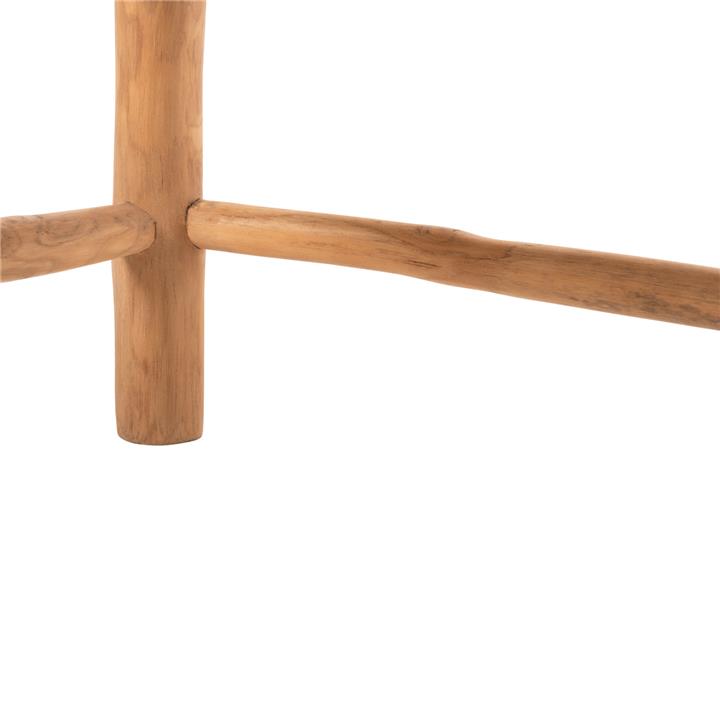 OUTDOOR 4PCS LOUNGE SET LONDER HM11957 SOLID TEAK WOOD-SYNTH.RATTAN-NATURAL COLOR