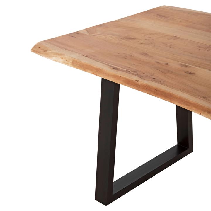 DINING TABLE MONTANA HM8337.21 SOLID ACACIA WOOD 4cm.THICK TOP 200x93x74Hcm.