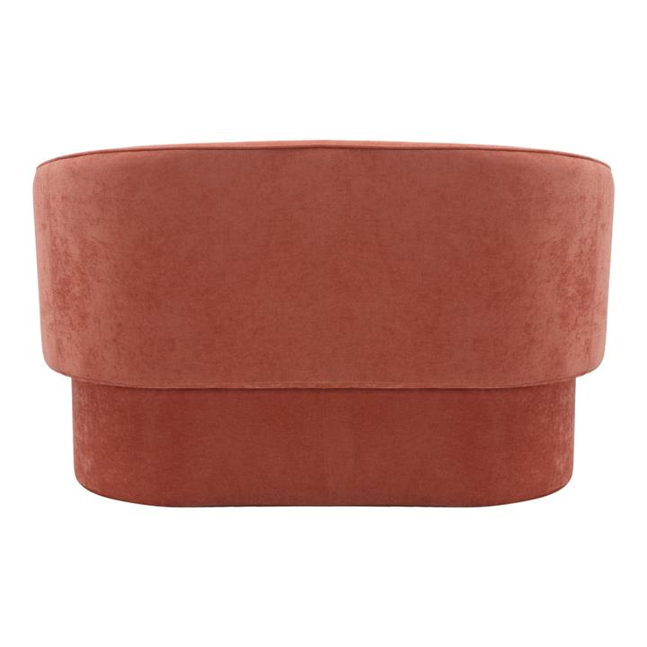 Two-seater sofa Playmob pakoworld fabric in tile shade 65x128x79cm