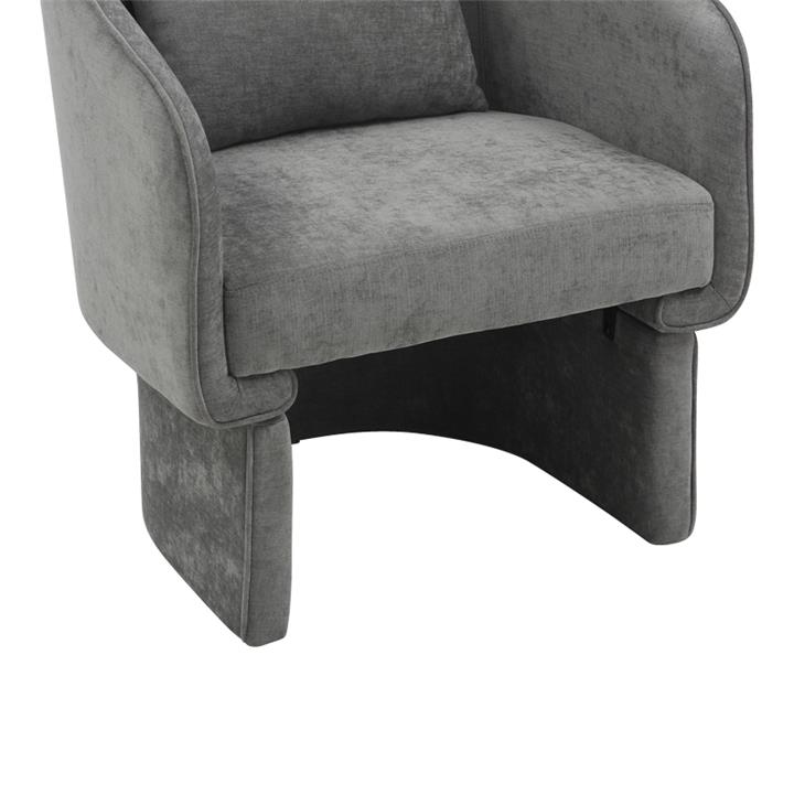 Armchair Playmob pakoworld fabric in gray shade 69x65x79cm