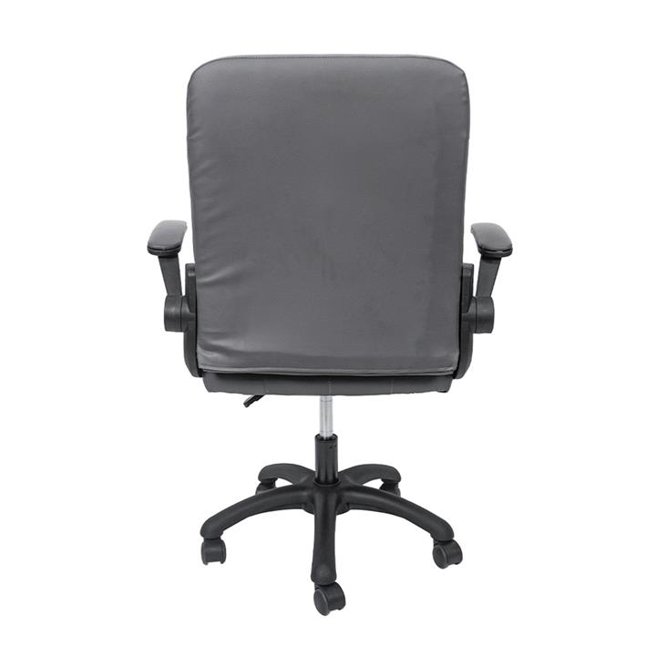 OFFICE CHAIR PORTIMA HM1197.03 GREY PVC-BLACK NYLON FRAME & BASE 69x53x98Hcm.