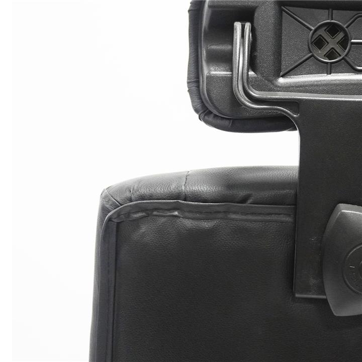 OFFICE CHAIR NIMBLE HM1199.01 BLACK PVC-BLACK NYLON FRAME AND BASE 51x61x130Hcm.