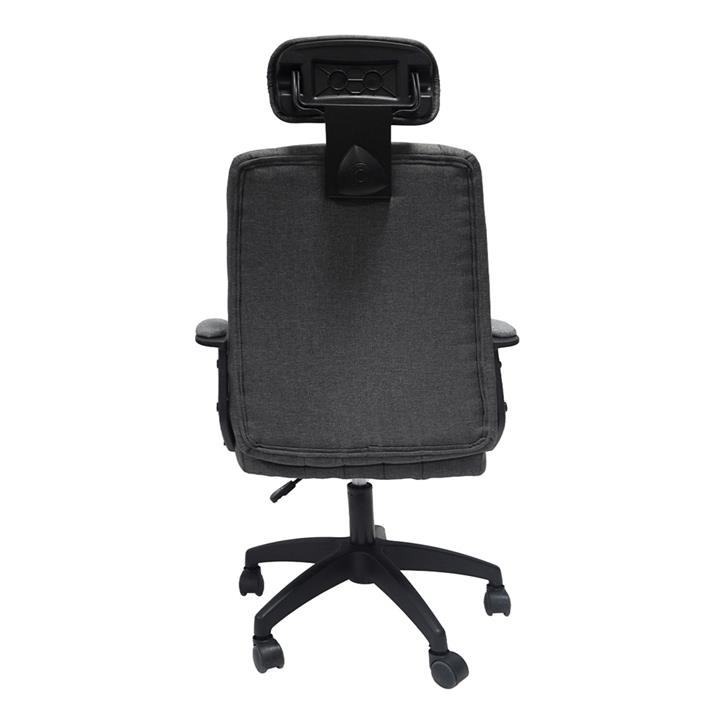 OFFICE CHAIR NIMBLE HM1199.12 GREY FABRIC-BLACK NYLON FRAME AND BASE 51x61x130Hcm.