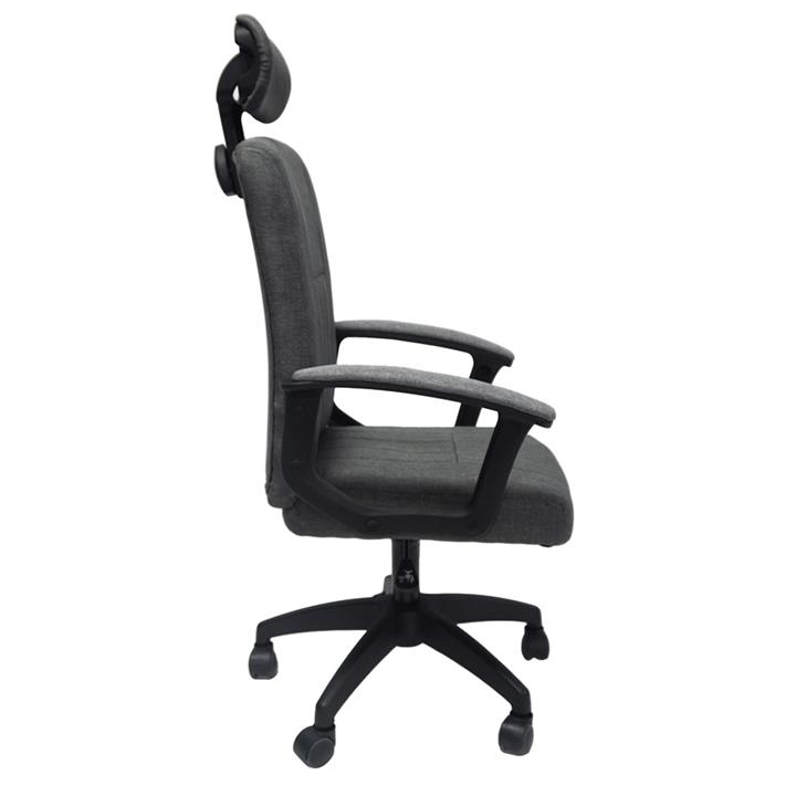 OFFICE CHAIR NIMBLE HM1199.12 GREY FABRIC-BLACK NYLON FRAME AND BASE 51x61x130Hcm.