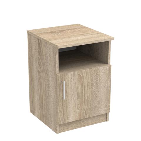 Galdi pakoworld melamine bedside table in sonoma color 40x45x60cm
