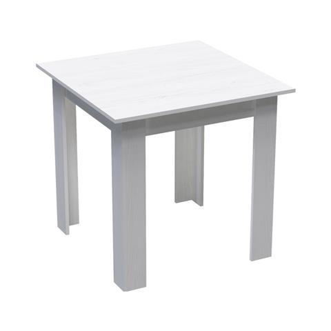Table Manka I pakoworld melamine in white color 80x80x77cm
