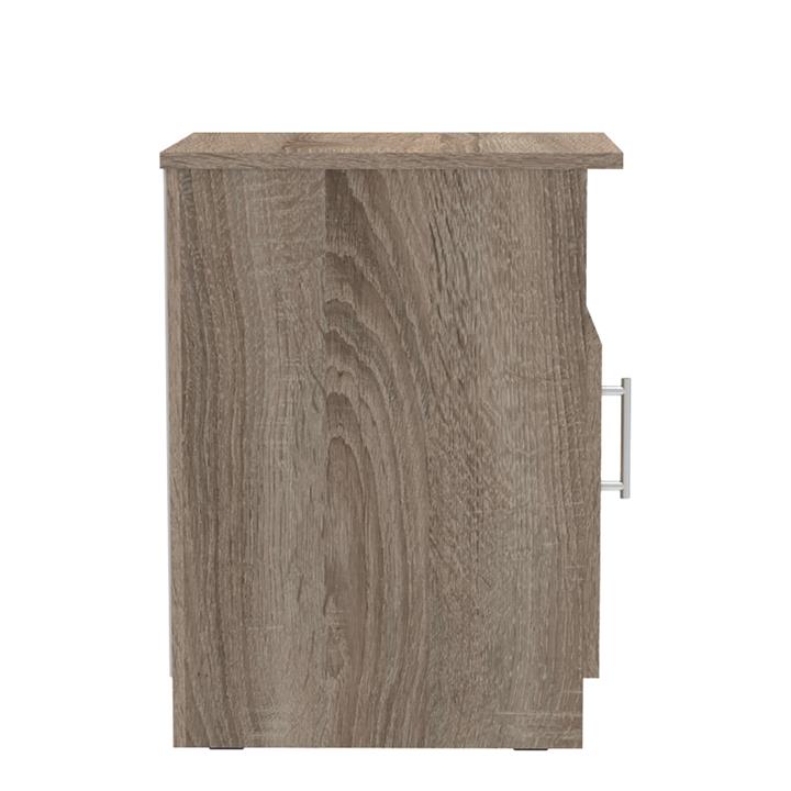 Galdi pakoworld melamine bedside table in sonoma truffle color 40x45x60cm