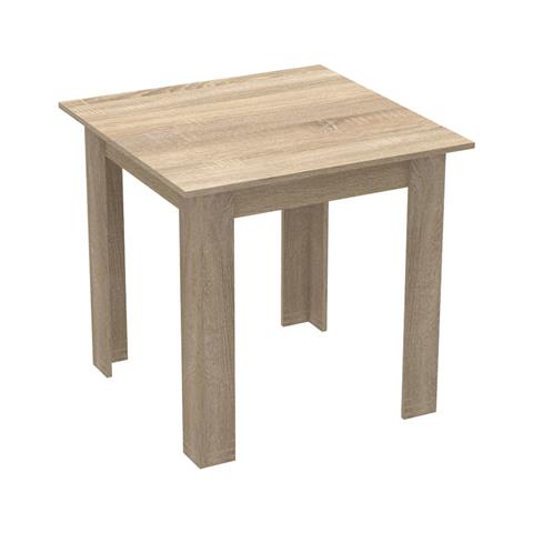 Table Manka I pakoworld melamine in sonoma color 80x80x77cm
