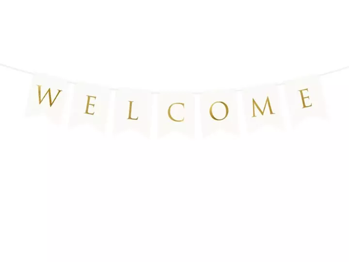 ΧΑΡΤΙΝΗ ΕΠΙΓΡΑΦΗ WELCOME