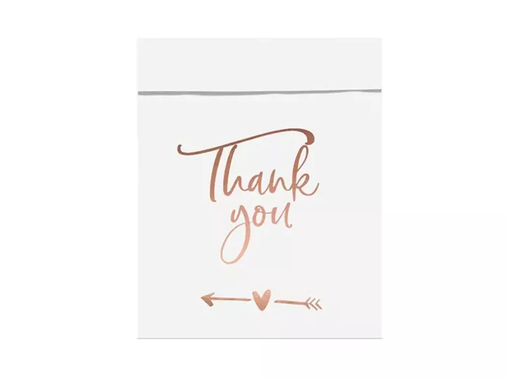 ΣΑΚΟΥΛΑΚΙΑ Thank you, 6 ΤΜΧ 13×16.5cm