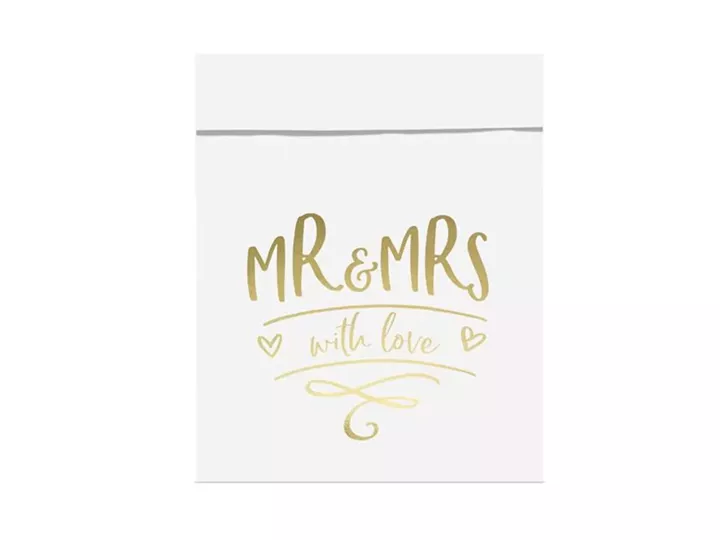 ΣΑΚΟΥΛΑΚΙΑ Mr&Mrs, 6ΤΜΧ  13×16.5cm