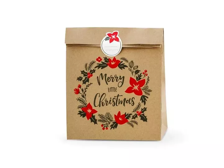 ΣΑΚΟΥΛΑΚΙΑ Merry Little Christmas, 3 ΤΜΧ  25x11x27cm