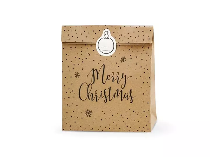 ΣΑΚΟΥΛΑΚΙΑ Merry Christmas, 3 ΤΜΧ  25x11x27cm