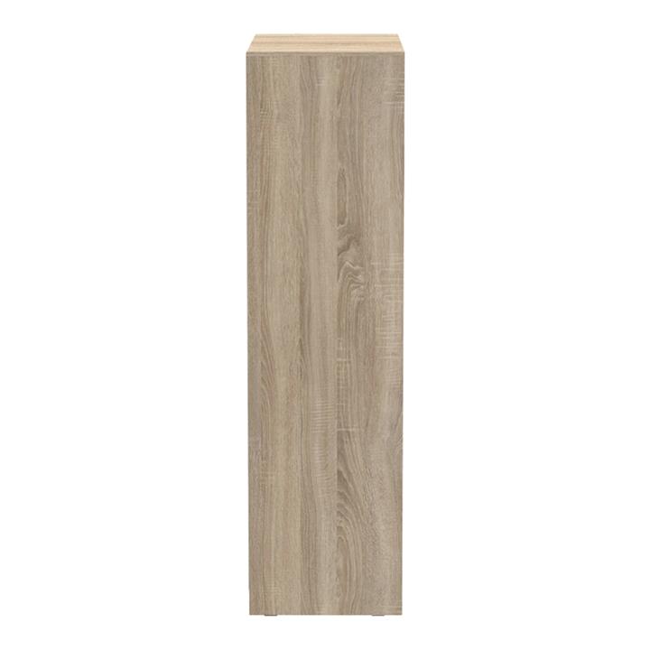 Korredor pakoworld two-leaf sliding wardrobe with mirror melamine in sonoma color 120x60x220cm