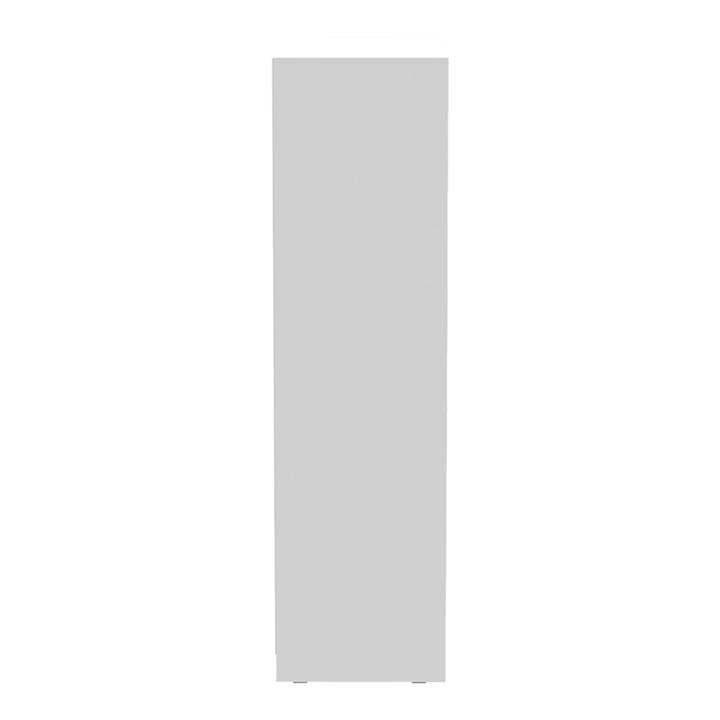 Korredor pakoworld two-leaf sliding wardrobe with mirror melamine in white color 120x60x220cm