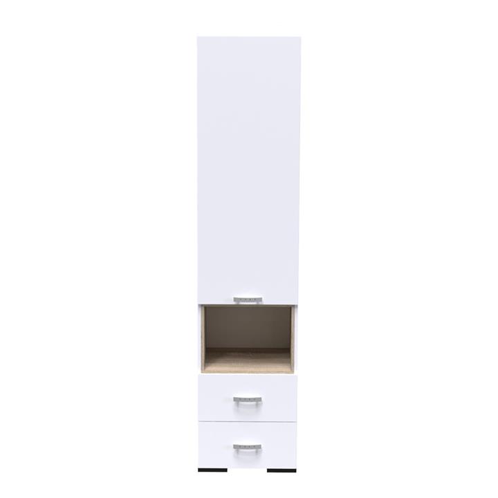 Wardrobe Toscana pakoworld in white color 50x42x222.5cm
