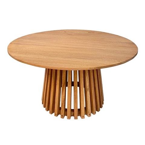 Kenda pakoworld mindi wood table in natural shade D80x45cm