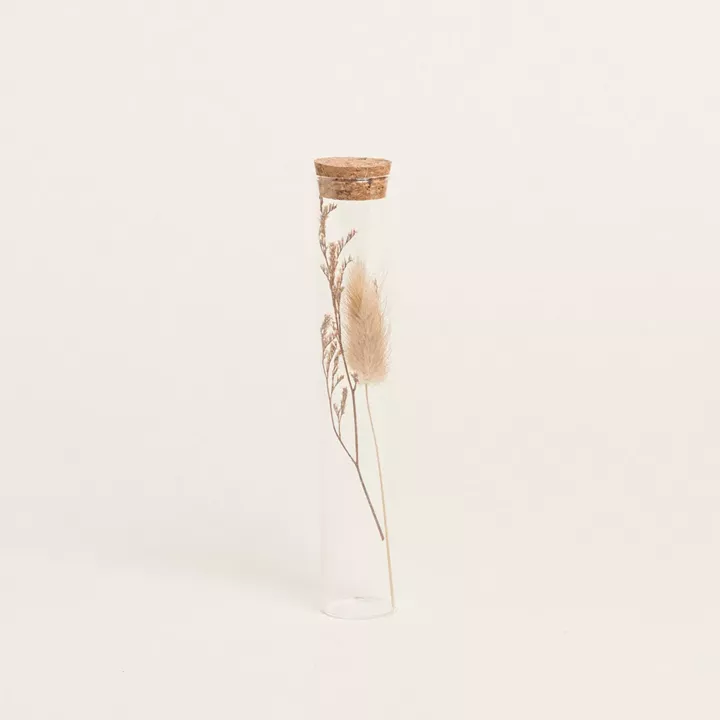 ΓΥΑΛΙΝΟΣ ΣΩΛΗΝΑΣ ΜΕ ΚΛΑΔΙΑ 3 x 18 cm  