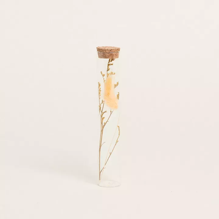 ΓΥΑΛΙΝΟΣ ΣΩΛΗΝΑΣ ΜΕ ΚΛΑΔΙΑ 3 x 18 cm  