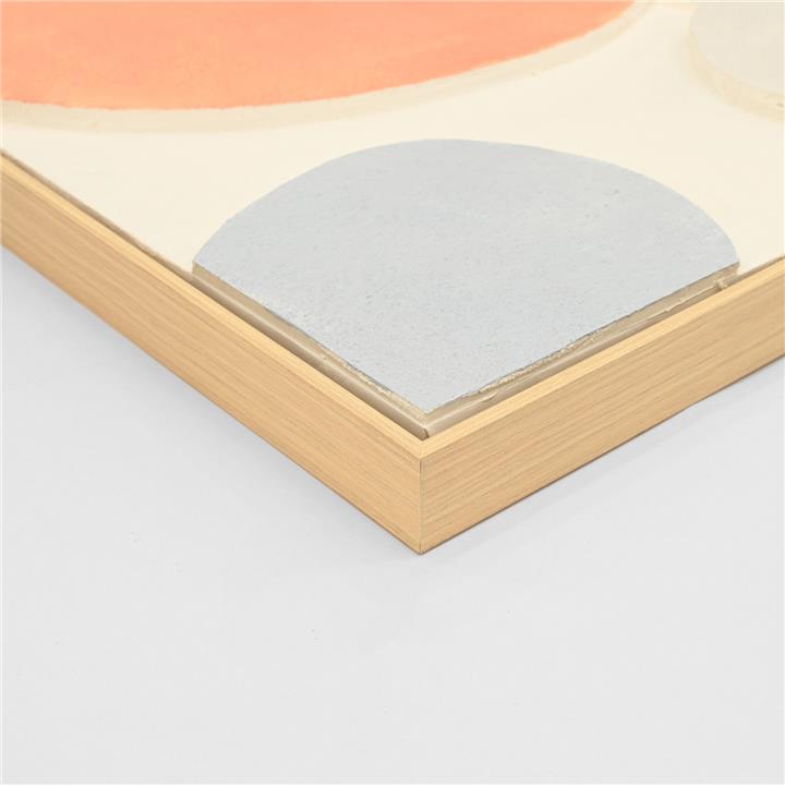 WALL PAINTING 3D HM4543.02 WITH BEIGE PS FRAME-HANDMADE SHAPES 60x4,5Χ90Hcm.