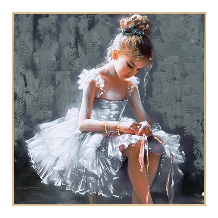 WALL PAINTING HM4568 BLACK PS FRAME-PRINTED CANVAS SITTING GIRL FIGURE 82x4,5x82Hcm.