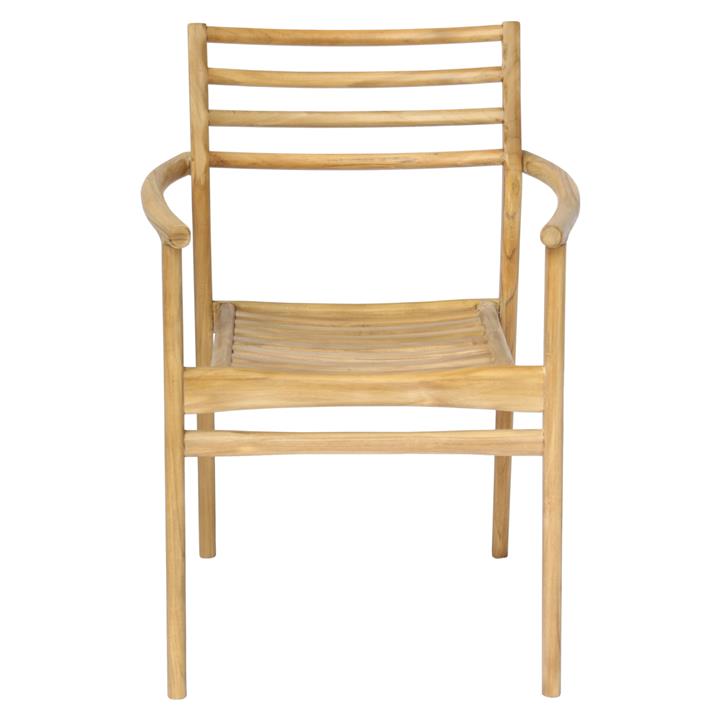 ARMCHAIR MOOSEN HM9936 SOLID TEAK WOOD IN NATURAL