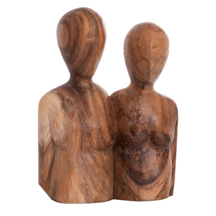 TABLE DECORATION PARR HM4416 ALBASIA WOOD 28x13x40Hcm.