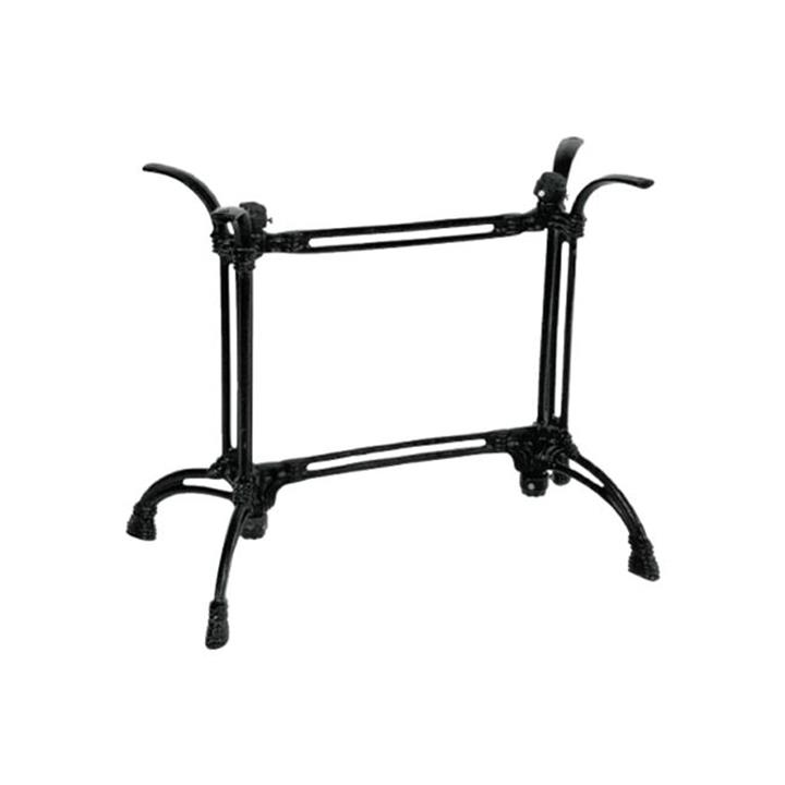 Basa pakoworld metal table base in black shade 82x48x72cm