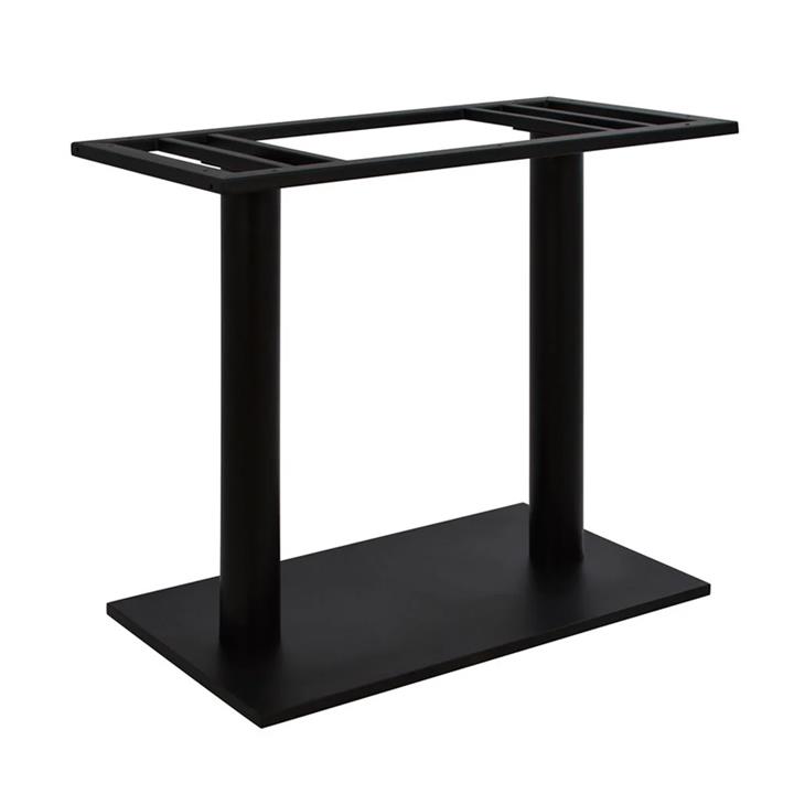Soign pakoworld metal table base in black shade 40x70x72cm