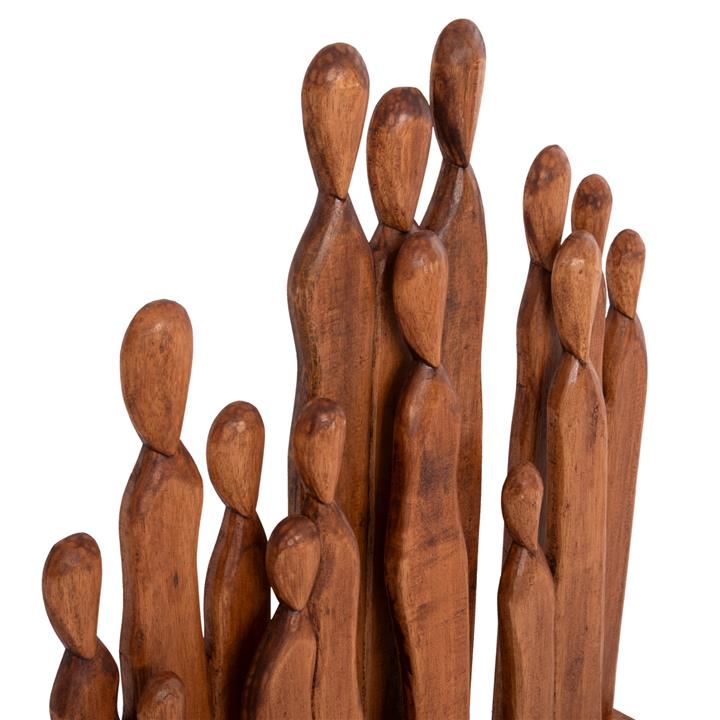 TABLE DECORATION PRIMATE HM4415 ALBASIA WOOD 68x10x76Hcm.
