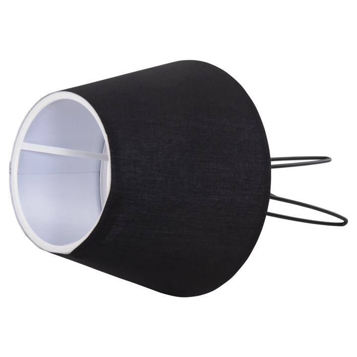 TABLE LAMP LIVO HM4708.01 BLACK WITH TRIPOD METAL BASE Φ22x36Hcm.