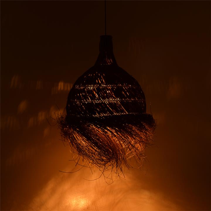 Cazin Inart mendong ceiling lamp in natural shade D60x68cm