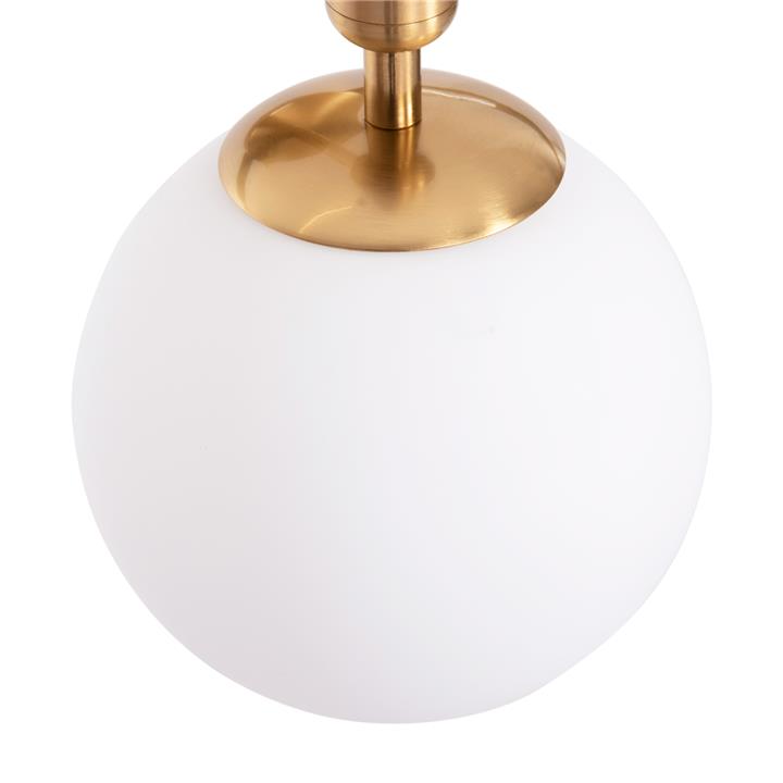 WALL SCONCE HOMY HM4470 METAL BASE IN GOLD-GLASS [E27] 14x21x33Hcm.