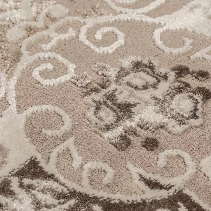 Χαλί Prestige Art 9320 133x190 Beige Brown - Μπεζ Καφέ