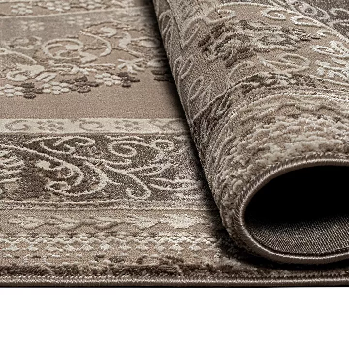 Χαλί Prestige Art 9320 133x190 Beige Brown - Μπεζ Καφέ