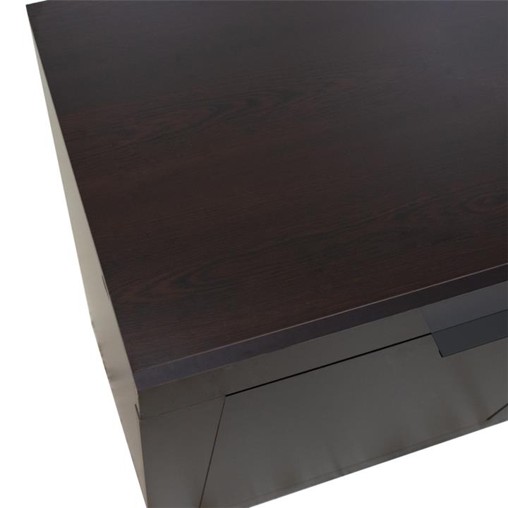 Doha pakoworld sideboard in wenge shade 180x45x80.5cm