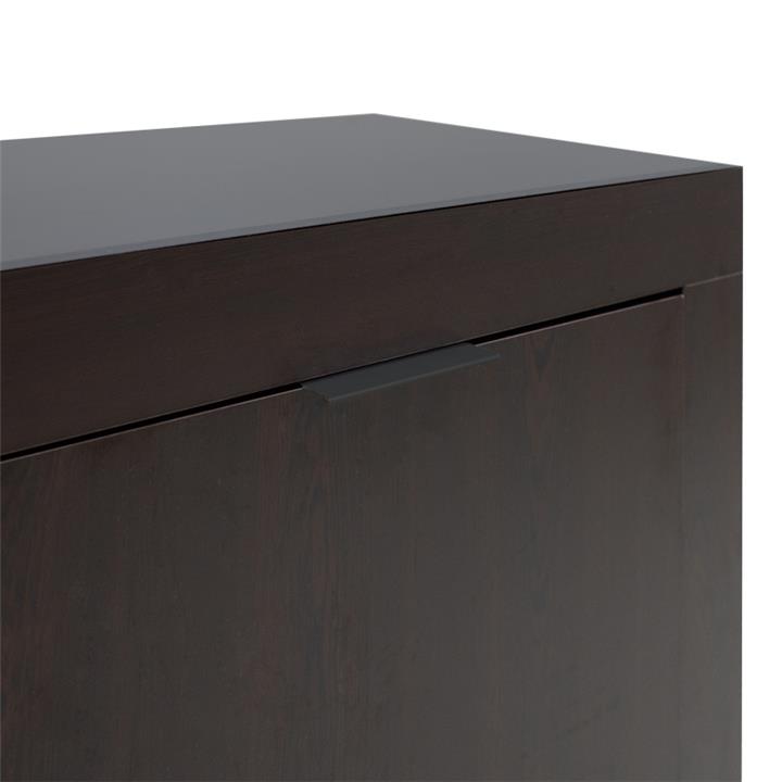 Doha pakoworld sideboard in wenge shade 180x45x80.5cm