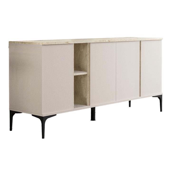 Vetine pakoworld sideboard in white shade 180x45x80cm