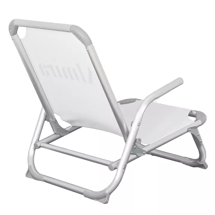 Chair for the beach HM5053.03 Heavy type White Aluminum 56x70x66cm.