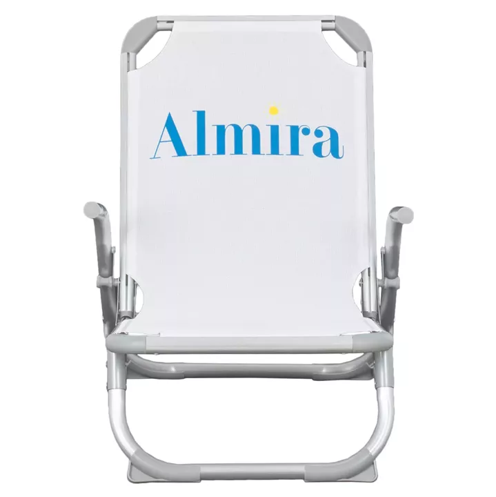 Chair for the beach HM5053.03 Heavy type White Aluminum 56x70x66cm.