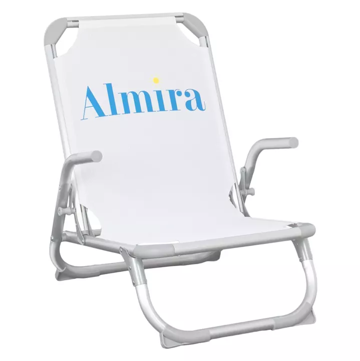 Chair for the beach HM5053.03 Heavy type White Aluminum 56x70x66cm.